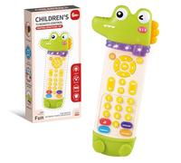Baby Remote Control Toy for 1 Year Old Boys Girls Gifts Realistic Toddler TV Remote Toy with Music and Light Early Education Learning Toy Remote Kid Infant Baby Toys for 6 to 12 Months 12 to 18 Months