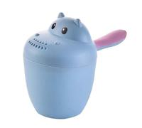 Baby Rinse Cup - Hippo Shampoo Jug, Easy Uses Bath Pourer | Eye Shield Rinser for Babies Hair Washing, Bathing Water Scoop for Kids Shower, Splash- Head Washer, Bath Tool for Daily Care