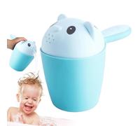 Baby Rinse Cup - Waterfall Bath Rinser, Baby Bath Rinse Cup, Ergonomic Handle Bath Water Pourer Cute Bath Water Pourer Shampoo Scoops Sprinkler Baby Bath Pour Cup For Kids Boys Girls, SkyBlue