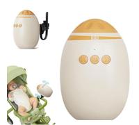 Baby Rocker, Baby Vibrating Soother Gently Rocks Any Stroller or Pram, White Noise Sound Machine Babys with 11 Sounds, Bluetooth 5.4 White Noise Machine, Rechargeable Portable Sound Machine for Sleep