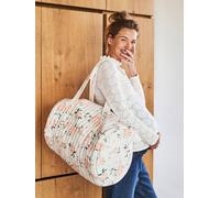 Baby Roll Changing Bag in Cotton Gauze white/print