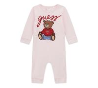 Baby romper Guess Interlock Overall Rose 12 mois