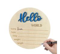 Baby Room Nominative Panels, Baby Welcome Panel - Wooden Baby Bulletin Panel, Baby Welcome Panel, Childbirth, Living Room, Bedroom, Dorm, Dorm,