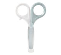 BEABA Nail Scissors for Babies and Kids - for Nail Care and Manicure - Rounded Tips - Blue