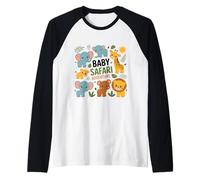 Baby Safari Adventure - Baby Shower Birthday Family Matching Raglan Baseball Tee