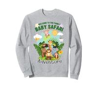 Baby Safari Adventure - Baby Shower Party Family Matching Sweatshirt