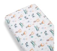 Baby Safe Baby Bed Sheets 60 x 120 cm with Corners - Cot Mattress Cover 60 x 120 cm in 100% Oeko-Tex Certified Cotton - Baby Cot Mattress Protector Made in Europe