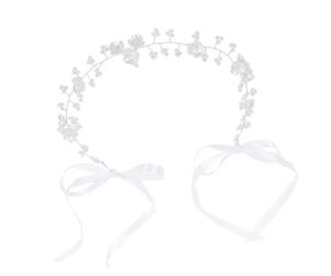 Baby Safe Bowed Border Sequined Headpiece with Case Theme Plan Exemplary for Infants Infants and Special Incidents Pearl Hairband for Women Females Children