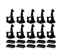 Baby Safe Cabinet Locks, Cabinet Door Locks - 10 Pcs Baby Safety Drawer Lock | Child Safe Lever Door Knob Child Safety Handle Lock, Protective for Families, Pets