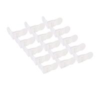Baby Safety Cabinet Locks, 15-Piece Set, Childproof Refrigerator and Drawer Latches, White, ABS Material, 6.8 x 3.5 cm