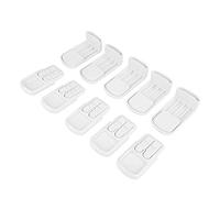 Baby Safety Cabinet Locks, 5Pcs Drawer Door Locks for Kids with Adhesive Tapes, Prevent Accidental Opening for Home Kitchen Cupboard (White