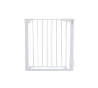 Baby Safety Gates | Baby Gate for Stairs and Doors | Automatic Closing Easy Install Child Gate | Adjustable width 75 to 82cm White