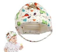 Baby Safety Helmet Adjustable Anti-Collision Soft Cute Baby Head Protector for Crawling Walking, Dinosaur Pattern Head Protector