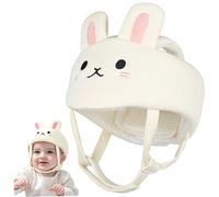 Baby Safety Helmet Adjustable Anti-Collision Soft Cute Cartoon Bunny Baby Head Protector for Crawling Walking, Safety Helmet