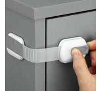Baby Safety Lock for Children to Safe The cabinets and Drawer to Open KakaBeauty Child Locks for Kitchen Cupboards (Pack of 2) - Child Safety Cupboard Locks
