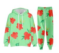 Baby Saja Hoodie Two Piece Set Anime Baby Saja Cosplay Costume Mystery Figure Printed Sweatshirts Pants Set Harajuku Tracksuit for 110-160cm