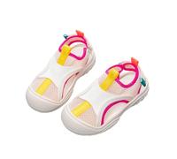 Baby Sandals Infant Toddler Boy Closed Toe Summer Breathable Barefoot Sandals Flat Anti Slip First Walking Shoes for Outdoor Water Sports