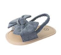 Baby Sandals Size 6-9 Months Outdoor Beach Shoes Infant Baby Girls Boys Summer Sandals Toddler Flats First Walker Shoes Newborn Crib Sandal Premium First Walking Shoes 1#Dark Blue