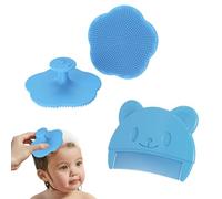 Baby Scab Comb, Milk Scab Baby Removal Comb, Soft Silicone Head Gneiss Removal Baby, Milk Scab and Baby Comb, Baby Brush for Your Girlfriend Who Has a Lead or Pregnant (Colour)