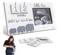 Baby Scan Photo Frames Pregnancy Gifts Mum to be Gifts Pregnancy Announcement Baby Countdown Ultrasound Photo Frame Picture Pregnant Mom Weeks Calendar