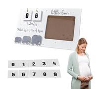 Baby Scan Photo Frames with Countdown Weeks, 9.5'' x 5''