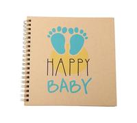 Baby Scrapbook Memorial Album with Safe Pages for Preserving Childhood Experiences and Creative Writing Challenges Baby Growth Journal
