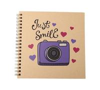 Baby Scrapbook Memorial Album with Safe Pages to Preserve Childhood Experiences and Creative Writing Prompts Creative Journal with Photo Pages