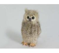 Baby Screech Owl Plush Soft Toy by Hansa .5806. 12cm