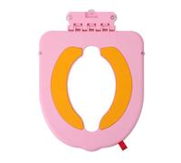 Baby seat, foldable toilet seat for children with handles for travelling, learning the cushion with suction cups and