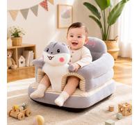 Baby Seat for Babies 3 Months & Up, Sit Me Up Floor Seat with Elastic Band