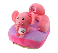 Baby Seat Sofa Plush Infant Learning Sitting Chair Adjustable Angle Anti Rollover Design Comfortable Support for Toddler Kids Soft Portable Lightweight Safe Stable (Calf Elephant)