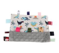 Baby Security Blanket Blue Cloth Cartoon Dinosaur with Tags