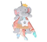 Baby Security Blanket Odorless Soft Plush Elephant Snuggle Teething Blanket Soothing Tactile Toys for Infants Polyurethane Super Soft Material 35 x 35 x 7cm