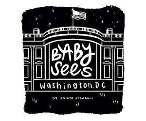Baby Sees Washington, DC: A High-Contrast Board Book for Babies