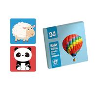 Baby Sensory Cards Black and White Flashcards Toy Visual Skills and Stimulation