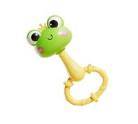 Baby Shake Bells Rattle Learning Toy with Easy Grip Handle Auditory Visual Development Fine Motor Skill Toy Baby Hand Rattle