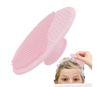 Baby Shampoo Brush - Baby Bath Scrubber, Gentle Silicone Comb | Silicone Soft Scalp Massager Tool, Easy Grip Suction Cup, Hair Care, Cradle Cap Bathing Boys Girls Comfort Cleaning