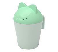 Baby Shampoo Cup Newborn Baby Hair Rinser Bath Rinse Cup Cute Animal Waterfall Rinser Bath Jug for Infant Toddler Children Protection Eye Ear, Green