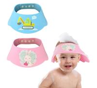 Baby Shampoo Shower Cap - Protects Eyes, Ears and Face from Shampoo and Water - Soft EVA with Adjustable Closure for Babies and Toddlers