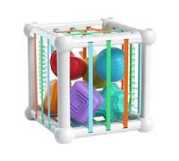 Baby Shape Sorter Toy - Sensory Blocks for Learning - Early Learning Developmental Sensory Shape Blocks for Fine Motor Skills Improvement for Kids 1-3