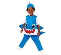 Amscan 9913326 - Officially Licensed Baby Shark Blue Daddy Kids Fancy Dress Costume Age: 3-4 Years