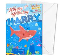 Baby Shark Doo Doo Doo Birthday Card (Brother)