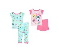 Baby Shark Girls Pyjama Set, Multicolor/Fantasy (Fun in The Sun), 12 Months