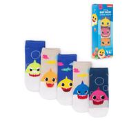 Baby Shark Kids Calf Socks Set of 5 (Multicoloured) | Size: 9-12 Baby Shark Multicolor 9-12