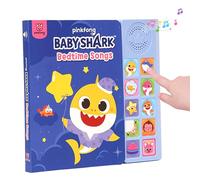 Baby Shark Musical Sound Book for Toddlers 1-3 | 10 Button Interactive Learning Book (BABY SHARK BEDTIME SONGS)