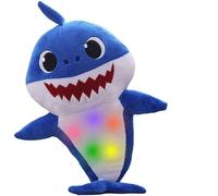 Baby Shark Plush Toy Soother With Music And Night Lights Singing Gift Kids
