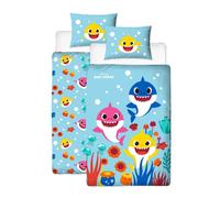 Baby Shark Rainbow Reversible Duvet Set | Size: Single Baby Shark Multicolor Single