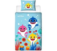 Baby Shark Rainbow Single Duvet Cover And Pillowcase Set
