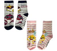 Baby Shark Socks Boys Girls Kids - Pack of 2 (6-8.5)