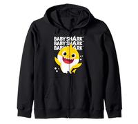 Baby Shark Swimming Happy Bubbles Zip Hoodie
